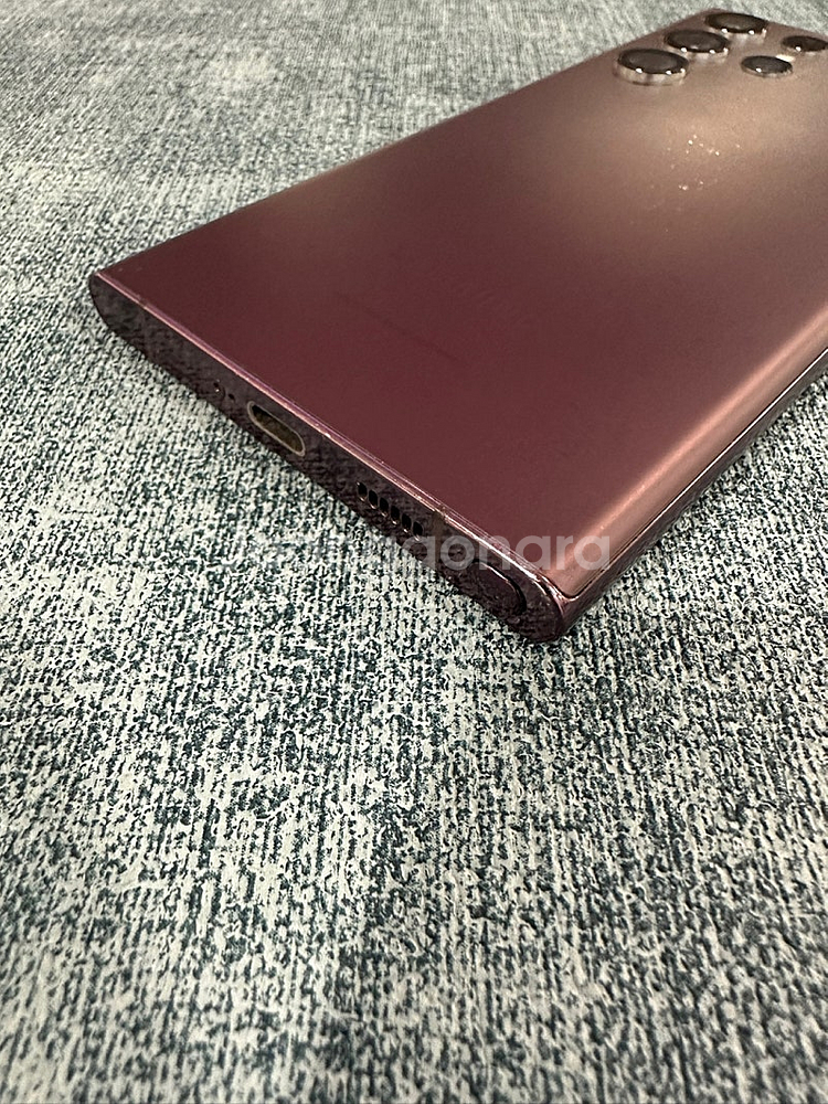 갤럭시S22울트라 256G 버건디 파손없고 상태좋은 단...--7