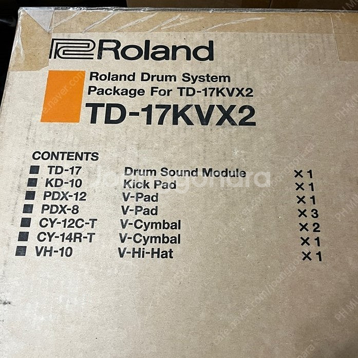 롤랜드 TD-17KVX2 전자드럼 박스채 새거 팔아요--1