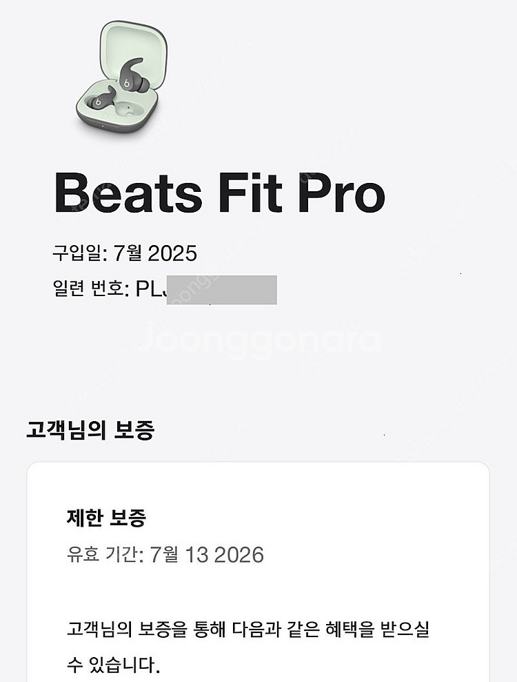 (미개봉) 애플 비츠 핏 프로 - 에어팟 프로급 성능--4