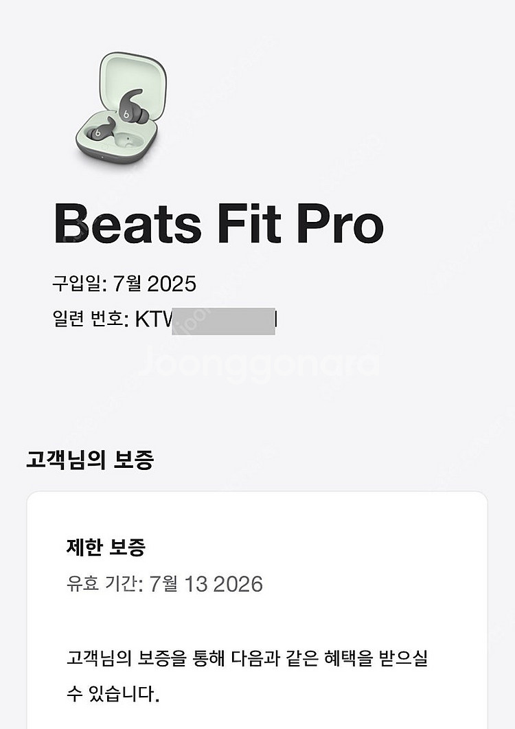 (미개봉) 애플 비츠 핏 프로 - 에어팟 프로급 성능--5