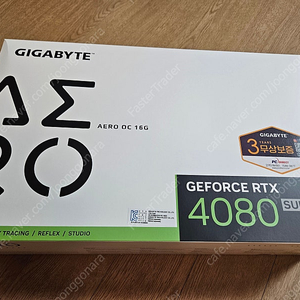 기가바이트 RTX 4080 Super Aero 에어로 판매합니다