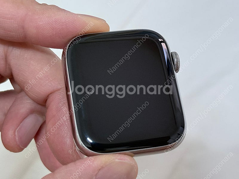 애플워치6 44mm 스테인리스 S급 판매--1