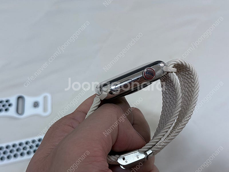 애플워치6 44mm 스테인리스 S급 판매--4