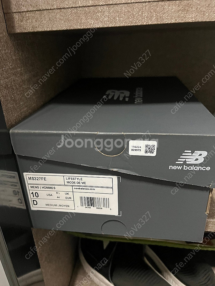 뉴발란스 327 화이트 블랙 280 급처--0