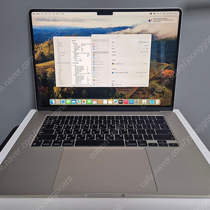 풀구성 맥북에어15인치 M2 16GB 512GB