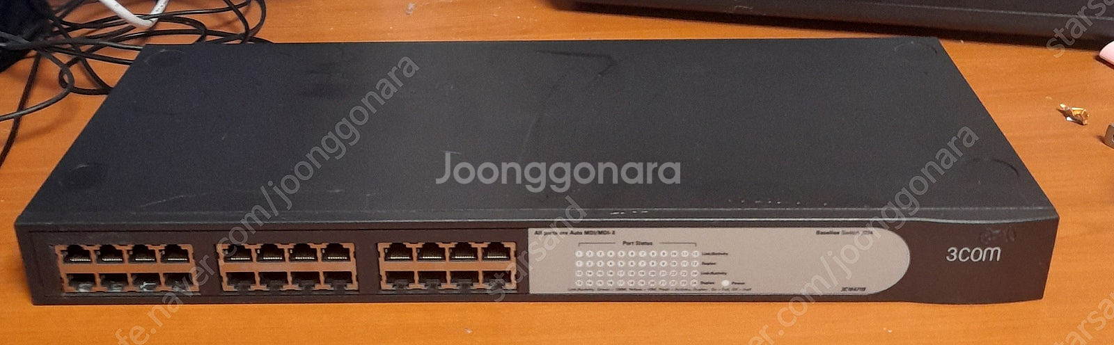 3com 3c16471b 24포트 스위칭허브​--2