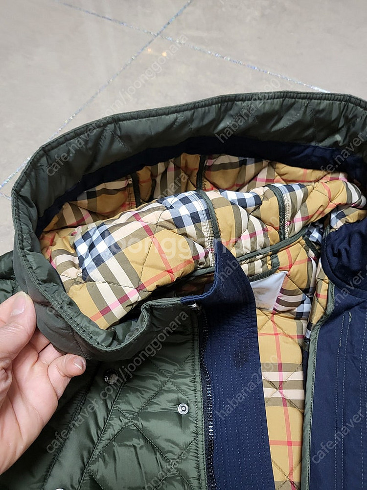 버버리 퀼팅코트자켓12Y--2