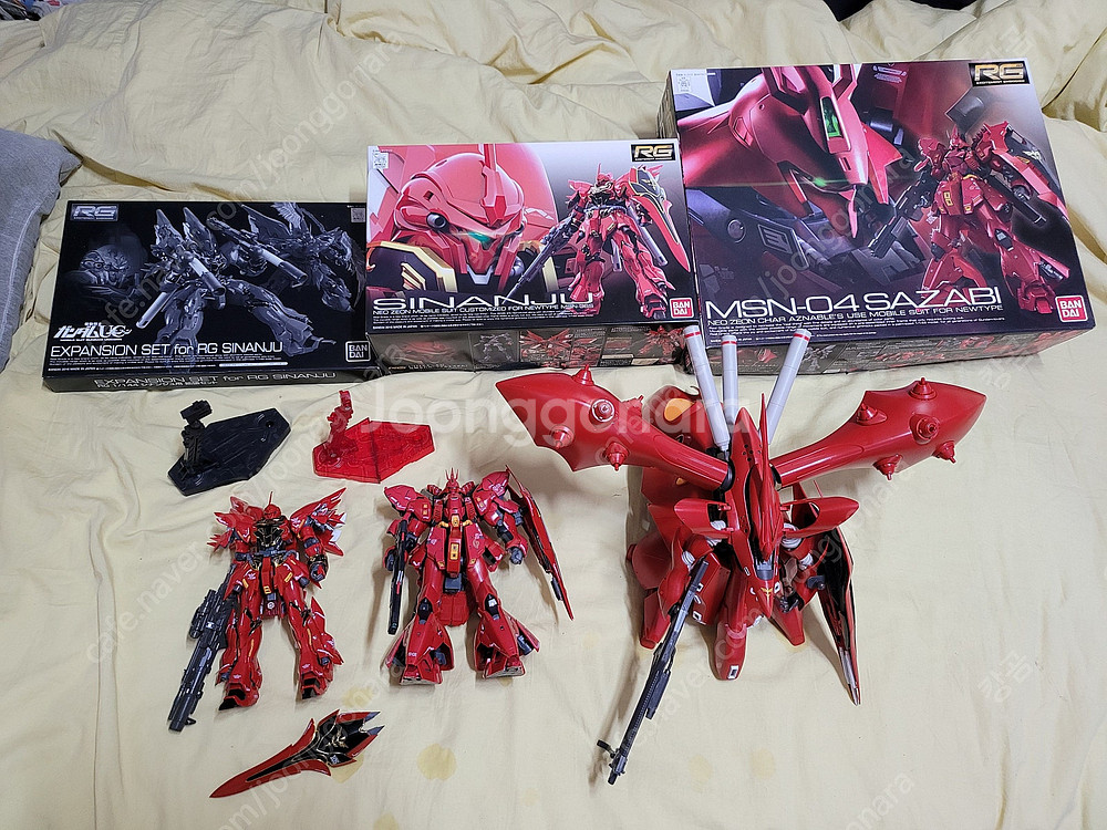 RG & HGUC 샤아관련 기체 3종 일괄로 판매합니다...--1