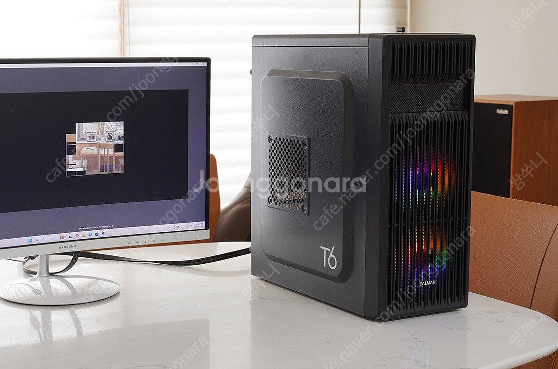 인텔 8600K + z390m + rx580 8g 본체--1