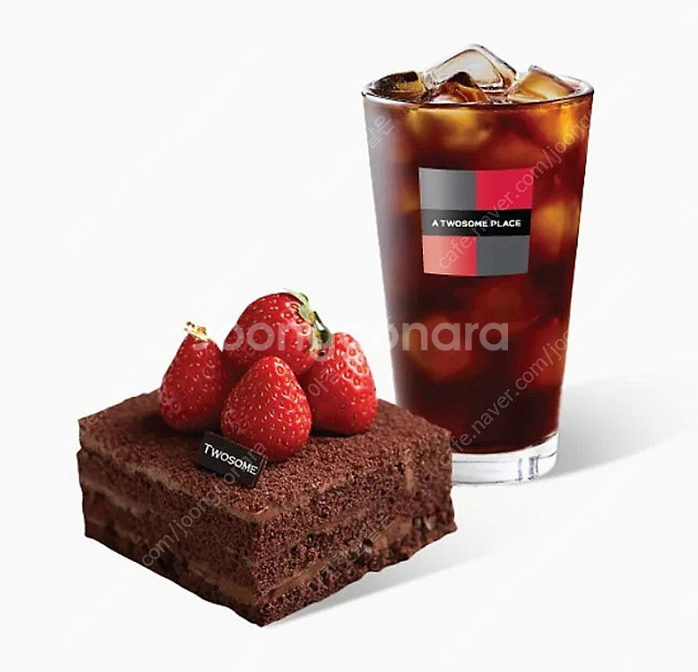 투썸떠먹는스트로베리초콜릿생크림+아메리카노 투썸떠먹는스초...--0