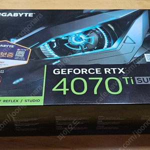 GIGABYTE 지포스 RTX 4070 Ti SUPER EAGLE OC D6X 16GB 판매합니다.