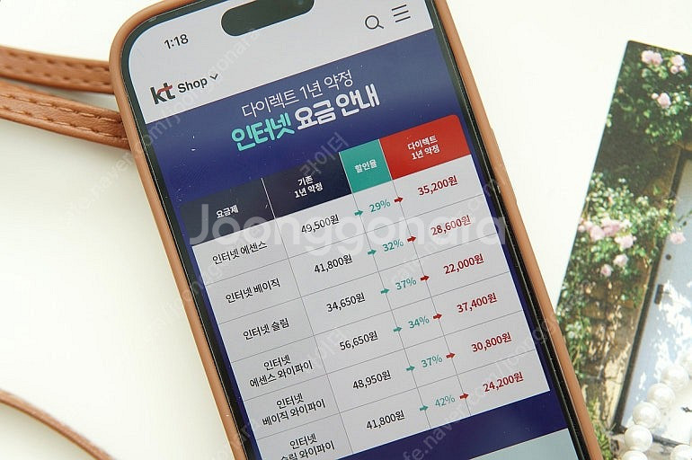 KT 500MB 인터넷 () 양도합니다--0