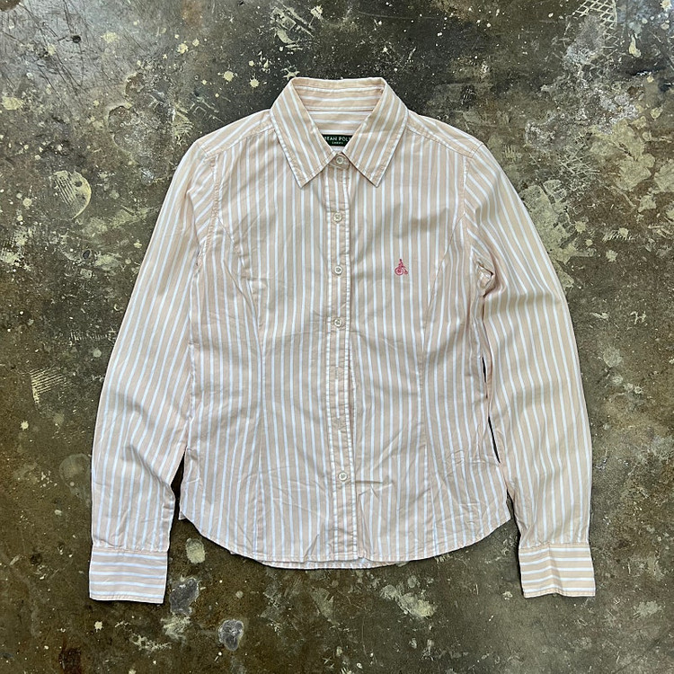 90) 빈폴 스트라이프 셔츠 남방 폴로 랄프로렌 라코스테 헤지스 이미지