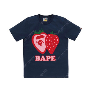bape 베이프 스트로베리 딸기 반팔티 S