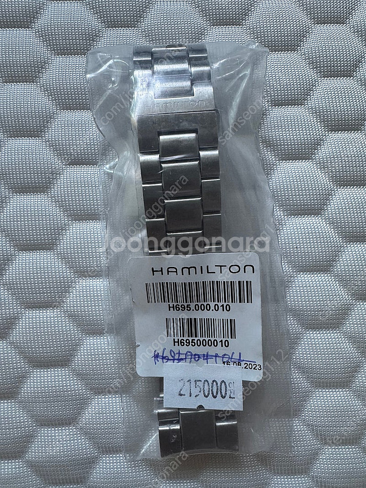 해밀턴 스트랩 메탈 미개봉 팔아요 H695000010--0