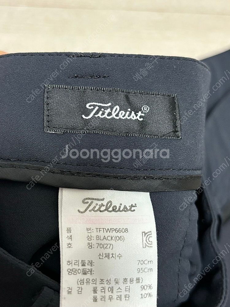 (여성용) 타이틀리스트 투어핏 여름용 바지 27--2