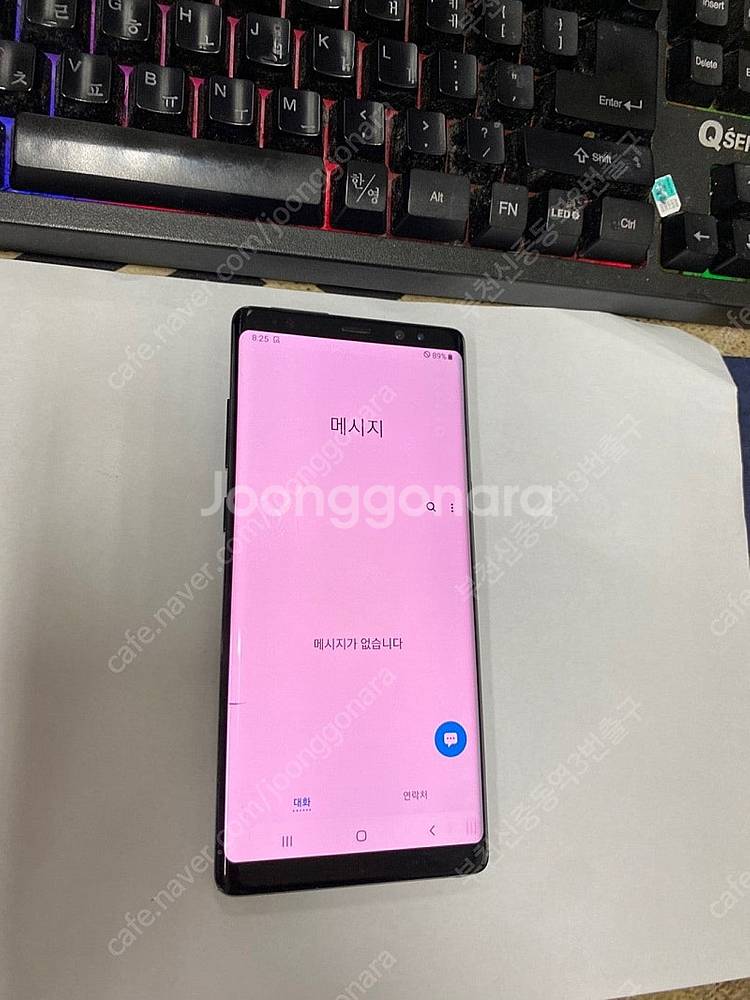 198815 SK 갤럭시노트8 블랙 외관깔끔 256GB...--3