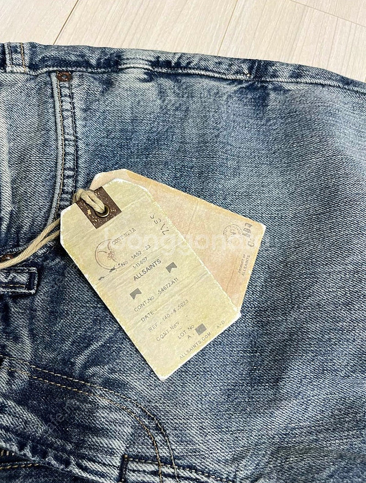 ALLSAINTS 올세인츠 투톤 데님 팬츠(새상품)--3
