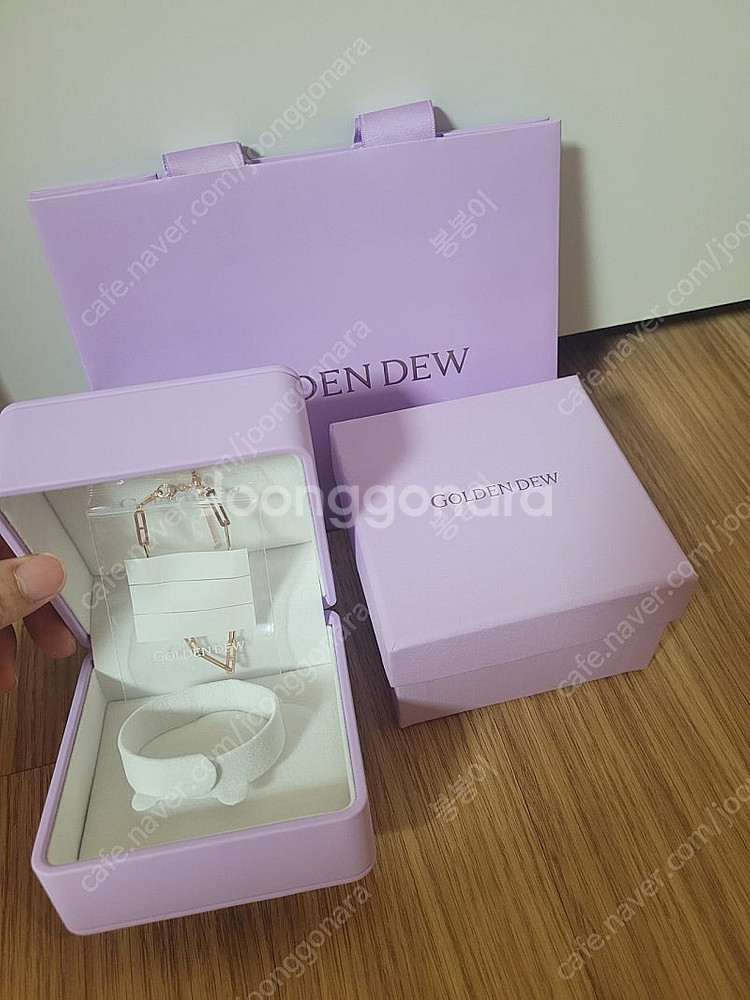 골든듀 지디커넥션 목걸이 팔찌 세트--1