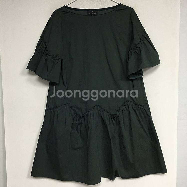 랑방 퍼프 플레어 원피스 66 / 랑방 마인 오브제 타...--0
