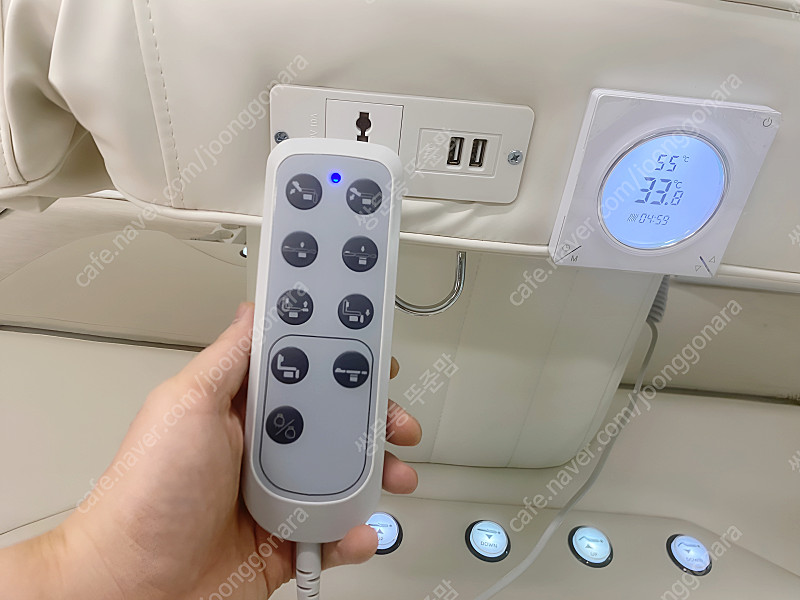 미용 전동베드 온열기능 전자동 리모컨 (새상품)--3