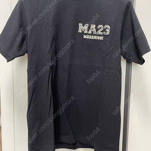 [미착용 새제품] MAHARISHI, MA23, Embroidered Tee, Black, M size, 마하리시 자수 반팔티 블랙, M 사이즈