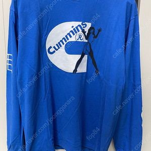 [Made in USA] RICHARDSON CUMMINS LONG SLEEVE, BLUE, L size, 리차드슨 프린팅 긴팔티 블루 컬러, L 사이즈