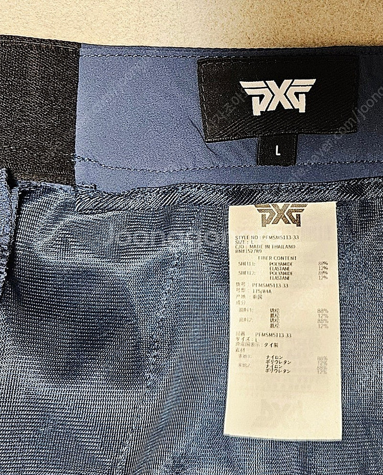[국내백화점 정품] PXG 남성 남성 여름 골프팬츠 바...--2