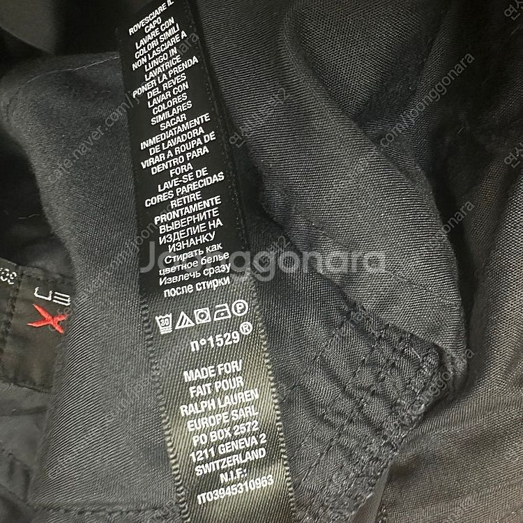 폴로 랄프로렌 RLX 슬림핏카고팬츠 30--3