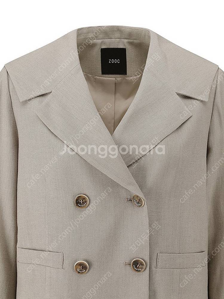 ZOOC 주크 쥬크 와이드 카라 더블 크롭 자켓 (택 달린 새상품)--2