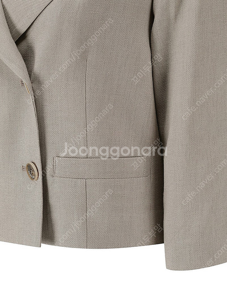 ZOOC 주크 쥬크 와이드 카라 더블 크롭 자켓 (택 달린 새상품)--3