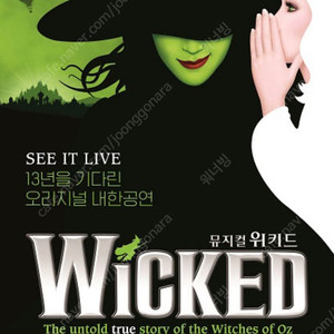 뮤지컬 <위키드> 내한공연 8/2(토) 낮공/밤공 명당좌석 2~4연석씩 양도합니다.