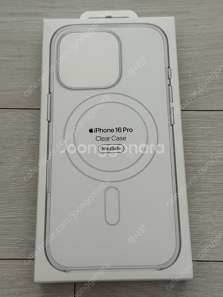 아이폰 16프로 정품 투명케이스 미개봉--0