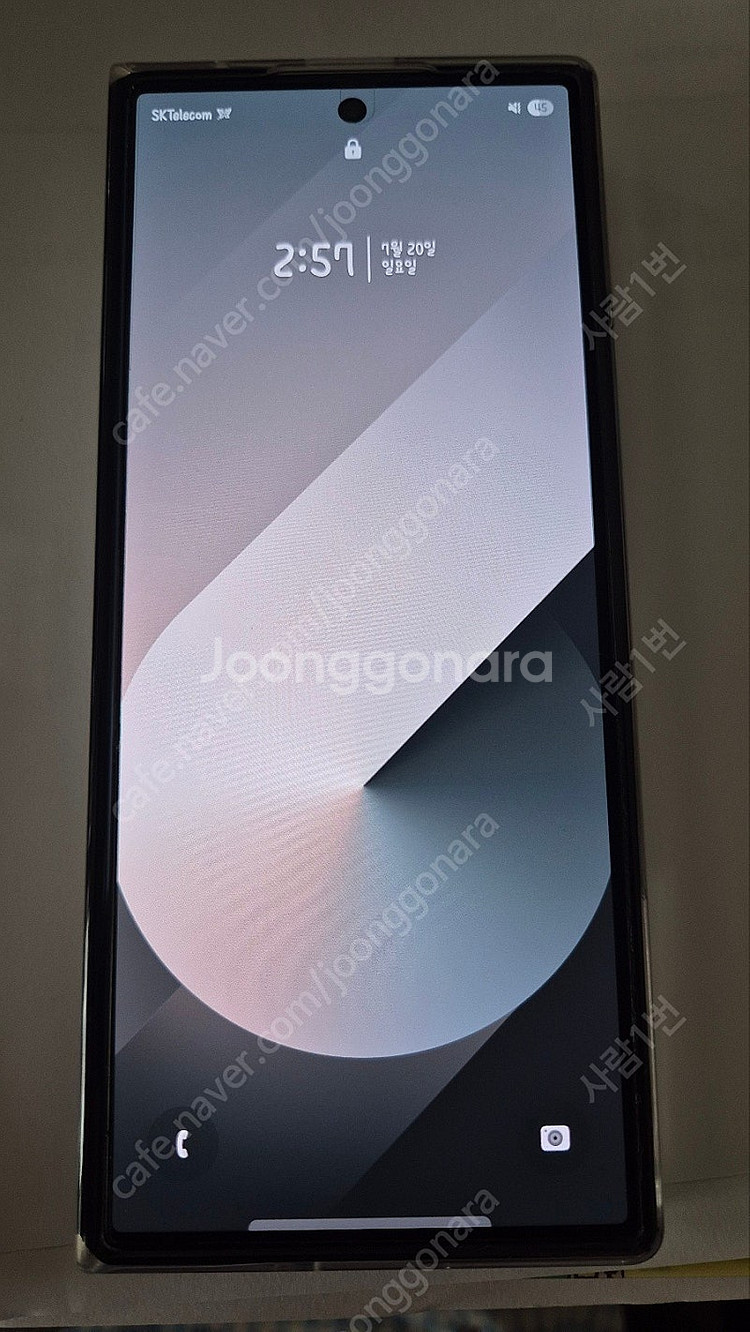 갤럭시 폴드6 화이트 512gb--1