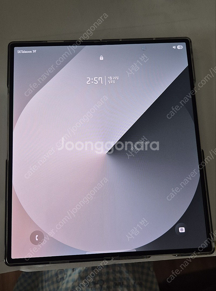 갤럭시 폴드6 화이트 512gb--2