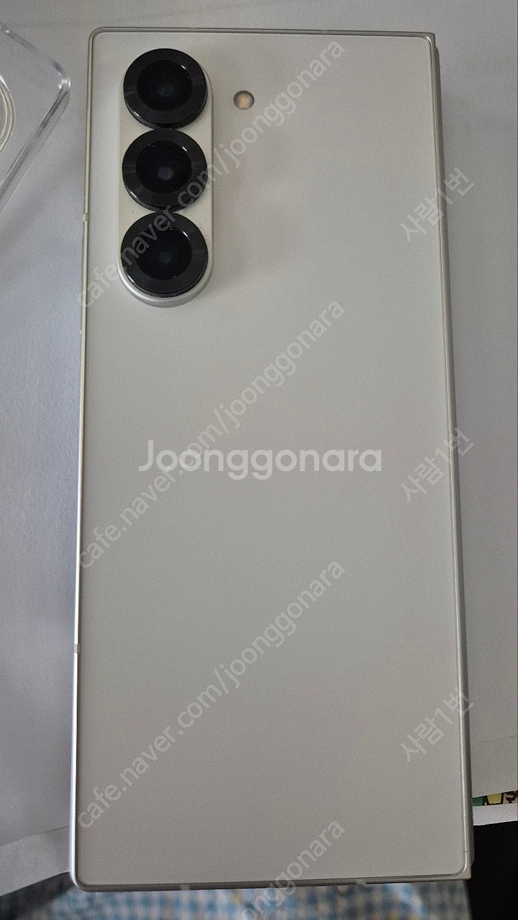 갤럭시 폴드6 화이트 512gb--4