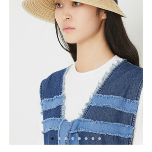 럭키슈에뜨 페이즐리 라피아 햇(모자) 미사용 텍 새상품