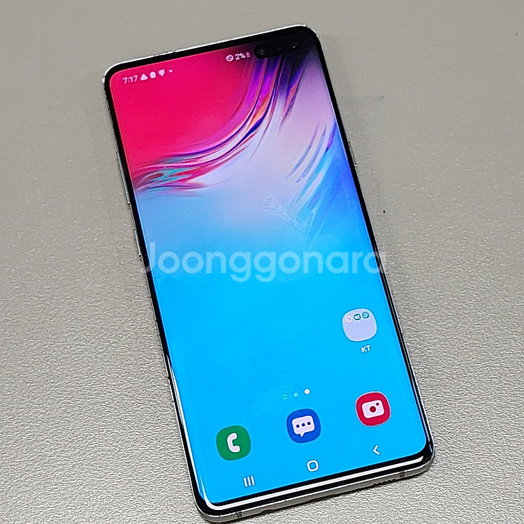 < 갤럭시 S10 5G 실버 액정미파손 무잔상 가성비굿...--2