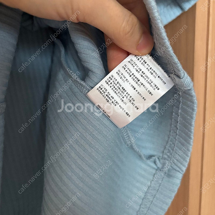 플로움 블루밍 홀터넥 반팔 퍼프 티셔츠 여행룩 휴가룩 ...--6