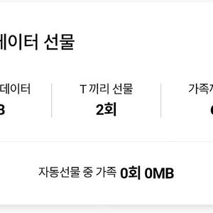 SK 데이터 2기가 팔아요