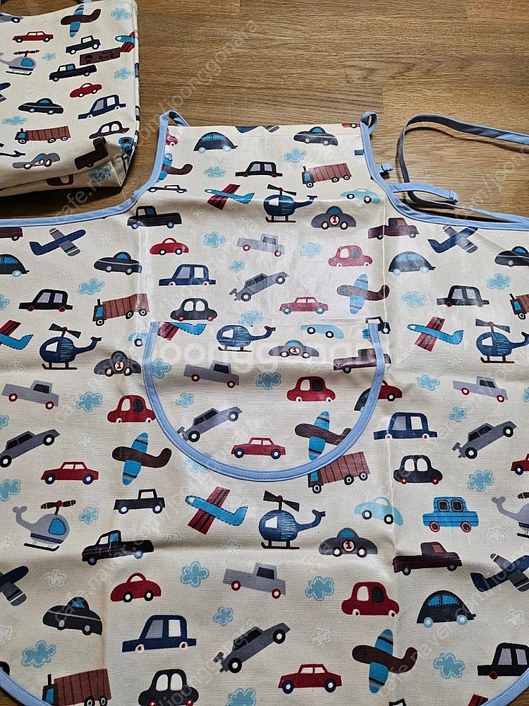 남아 방수 앞치마, 토시, 두건, 가방 4종 세트--1