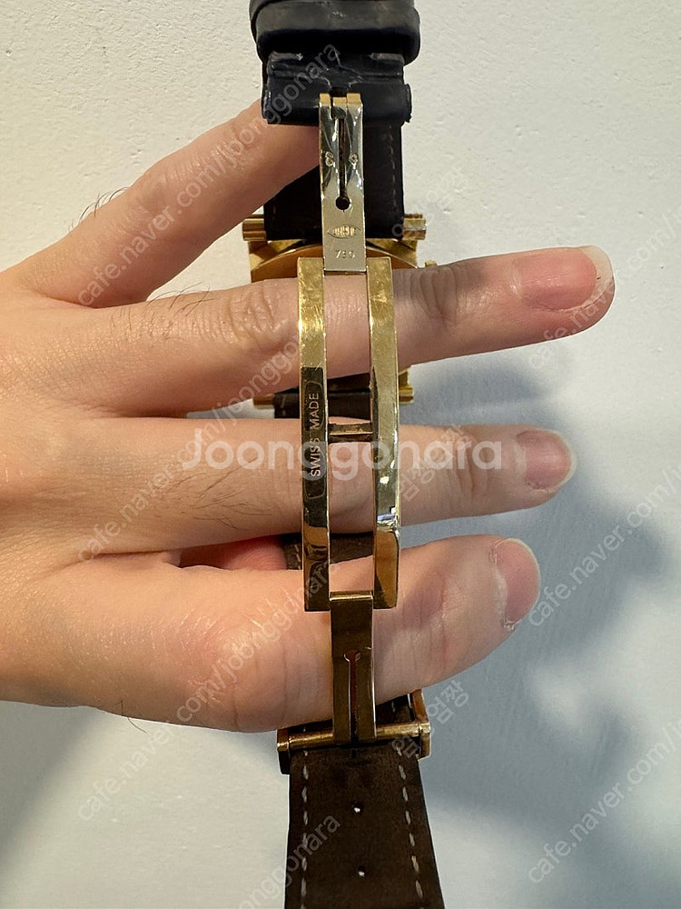 불가리 아시오마 44mm 크로노그래프 옐골 금통 판매합...--5