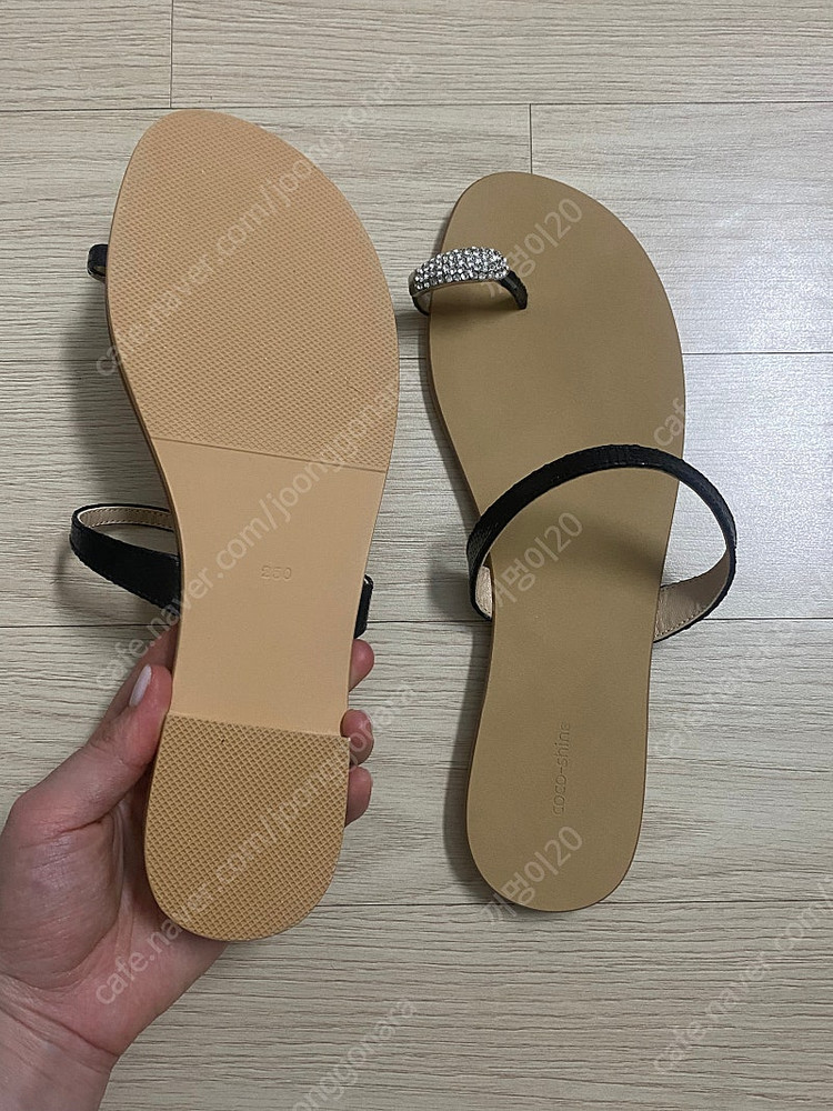 코코샤인 채현뷰티 토링 슬리퍼 블랙 이미지