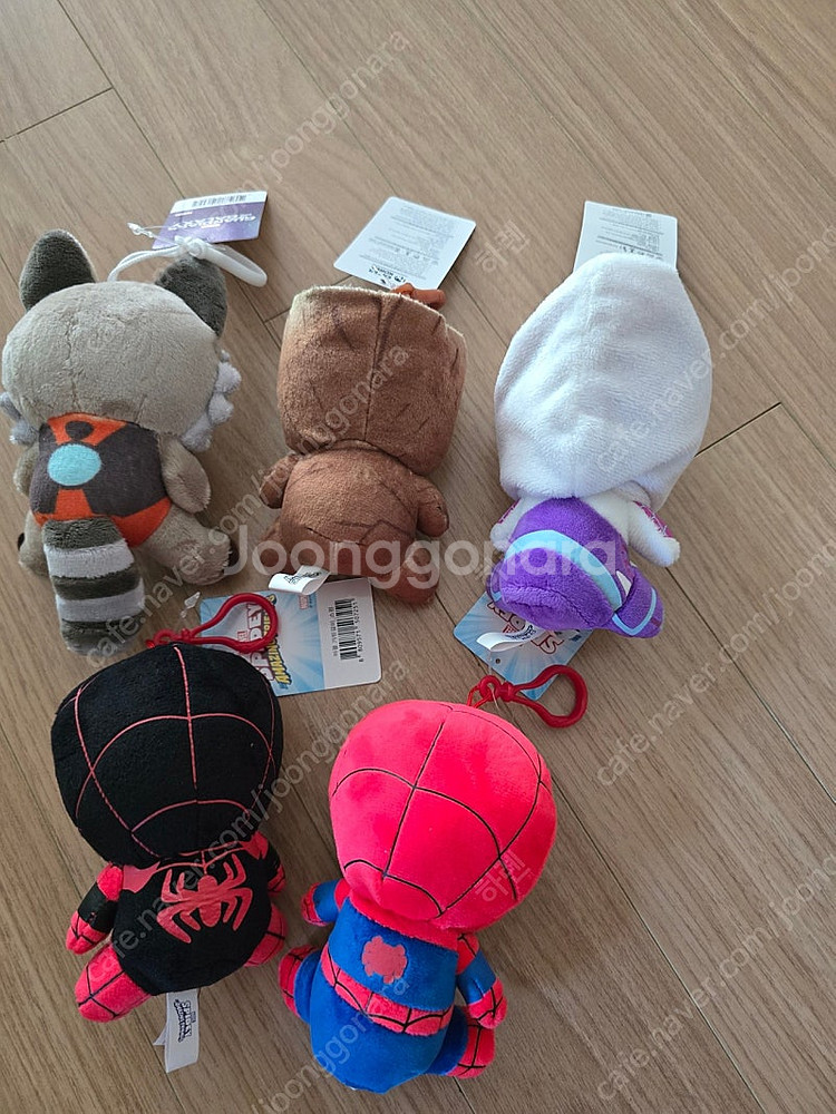 마블 그루트 로켓 스파이더맨 가방걸이 키링 5p일괄(새...--4