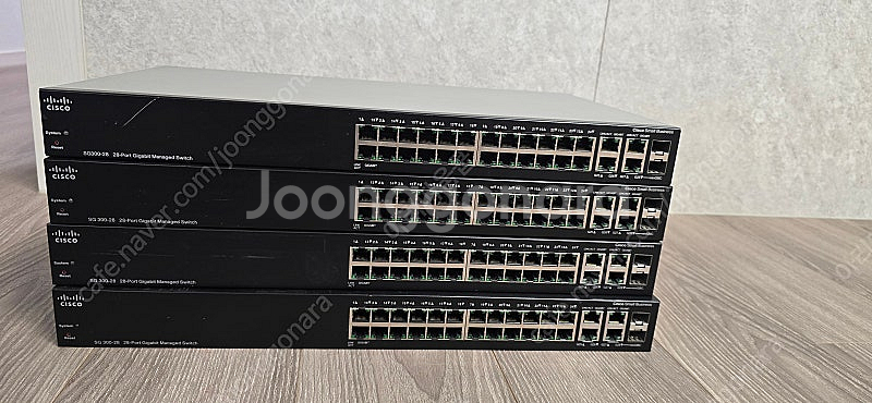 시스코 Cisco SG300-28 기가비트 스위칭 허브...--0