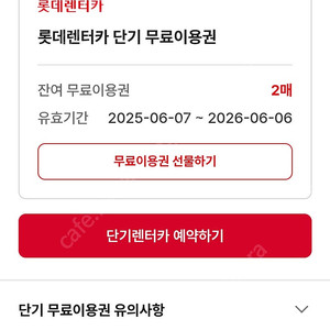롯데렌터카24시간중형쿠폰팝니다