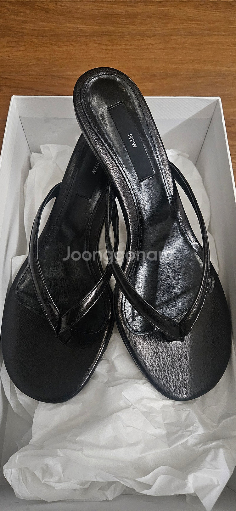 R2W Nessa strap heels 5cm. 블랙컬...--0
