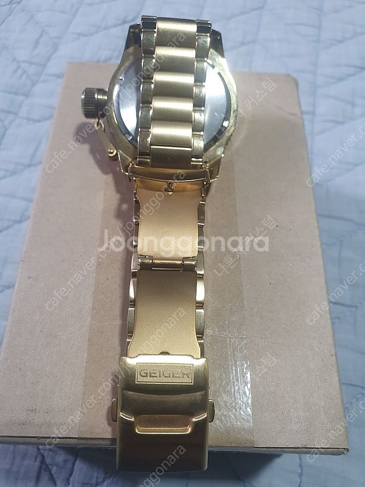 가이거 ge6020bg 메탈 손목시계 입니다--3