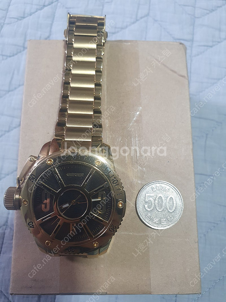 가이거 ge6020bg 메탈 손목시계 입니다--4