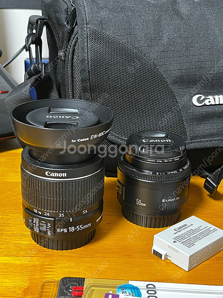 캐논 eos 600d + 18-55mm + 50mm f...--1